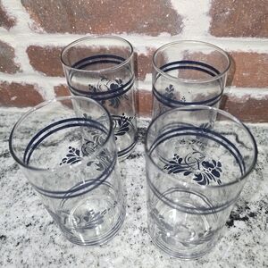 VINTAGE 4 PFALTZGRAFF YORKTOWNE COOLER GLASSES